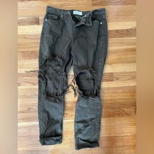 Lucky Brand Bridgette Skinny Ripped Jeans